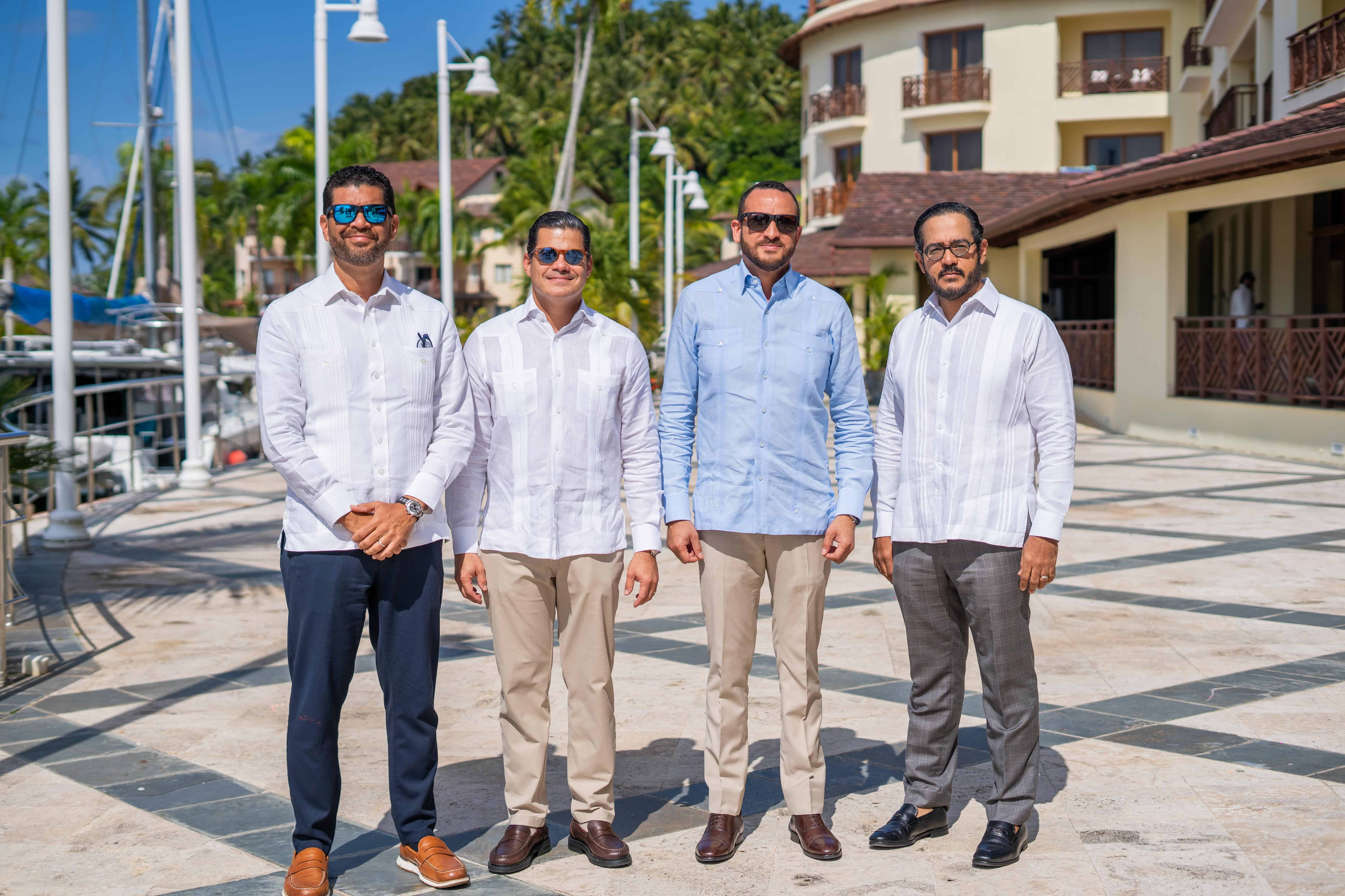 Radhames Martínez, David Llibre, José Quiroz y Simón Calcaño.