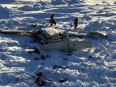 Avión que se estrelló en Alaska llevaba más peso del permitido