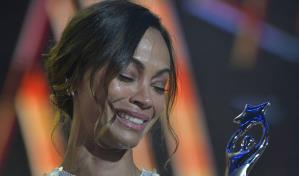 Zoé Saldaña al ganar el Gran Soberano: Este premio significa más de lo que ustedes se imaginan