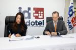 Indotel firma contrato para adquirir un edificio propio en la 27 de Febrero