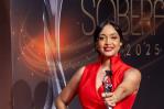 Angely Báez, la voz oficial de Premios Soberano por tercer año