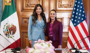 Falta mucho para frenar tráfico y migración desde México, dice secretaria de Seguridad de EE. UU.