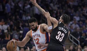 Karl-Anthony Towns logró discreto doble-doble en triunfo de los Knicks sobre Blazers Karl-Anthony Towns logró discreto doble-doble en triunfo de los Knicks sobre Blazers