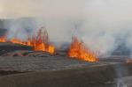 Un volcán entra en erupción en Islandia tras la evacuación de un pueblo cercano y un balneario