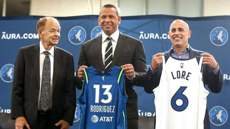 Alex Rodr&iacute;guez mantiene su poder en los Timberwolves y las Lynx luego de cambio de inversionistas