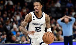 NBA multa a Ja Morant de Grizzlies con 75.000 dólares por gestos de pistola