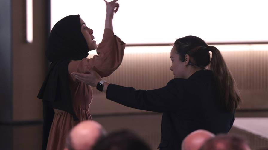 Manifestantes propalestinas interrumpen 50mo aniversario de Microsoft por contrato con Israel Manifestantes propalestinas interrumpen 50mo aniversario de Microsoft por contrato con Israel