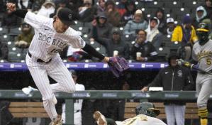 Sencillo de Jacob Wilson en la 11ª da victoria a Atléticos sobre Rockies bajo la nieve