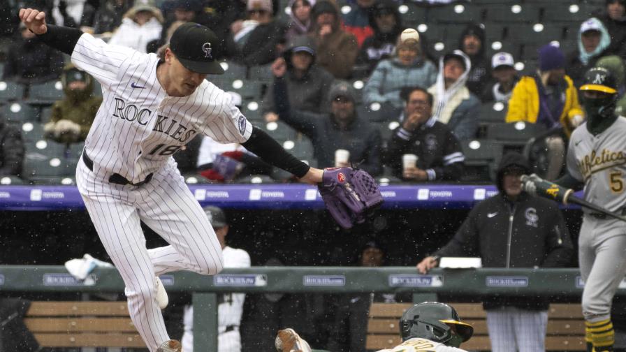 Sencillo de Jacob Wilson en la 11ª da victoria a Atléticos sobre Rockies bajo la nieve Sencillo de Jacob Wilson en la 11ª da victoria a Atléticos sobre Rockies bajo la nieve