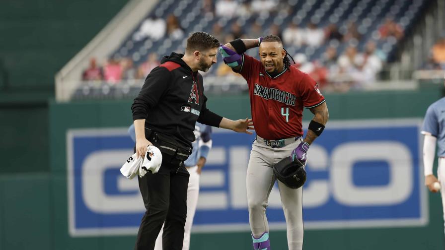 Ketel Marte abandona juego de Diamondbacks por aparente lesi&oacute;n