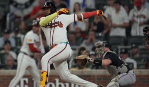 Video | Marcell Ozuna se va para la calle y los Bravos logran su primer triunfo