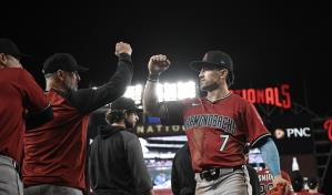 Carroll conecta 2 jonrones, Grichuk pega doble decisivo y Diamondbacks vencen a Nacionales