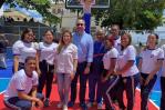 Inefi y el Ayuntamiento del Distrito remozan cancha de Montesinos