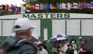 Se suspende la práctica en el Masters por lluvia y amenaza de tormentas severas.
