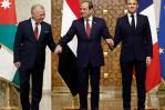 Desde El Cairo, Macron respalda el plan árabe para Gaza