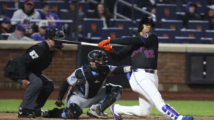 Doble productor de Juan Soto lidera a Mets 2-0 sobre Marlins para ligar cinco victorias Doble productor de Juan Soto lidera a Mets 2-0 sobre Marlins para ligar cinco victorias