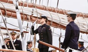 Buque escuela Juan Sebastián Elcano, en el que viaja la princesa Leonor, pone rumbo a Perú