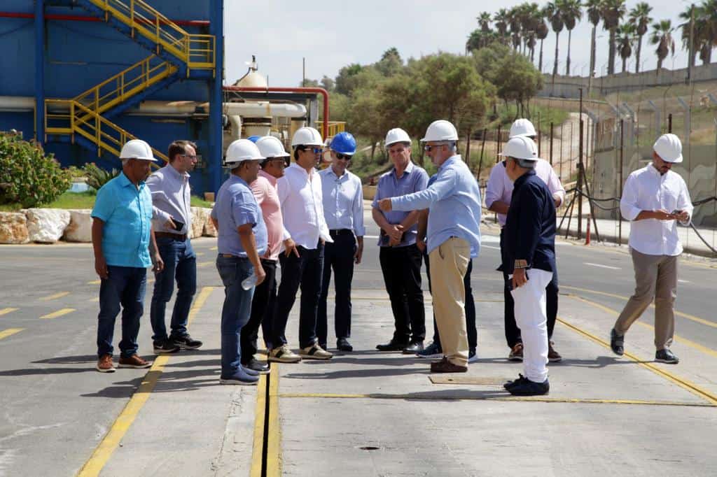 Representantes del Inapa visitaron en 2022 una planta de desalinización en Israel. 