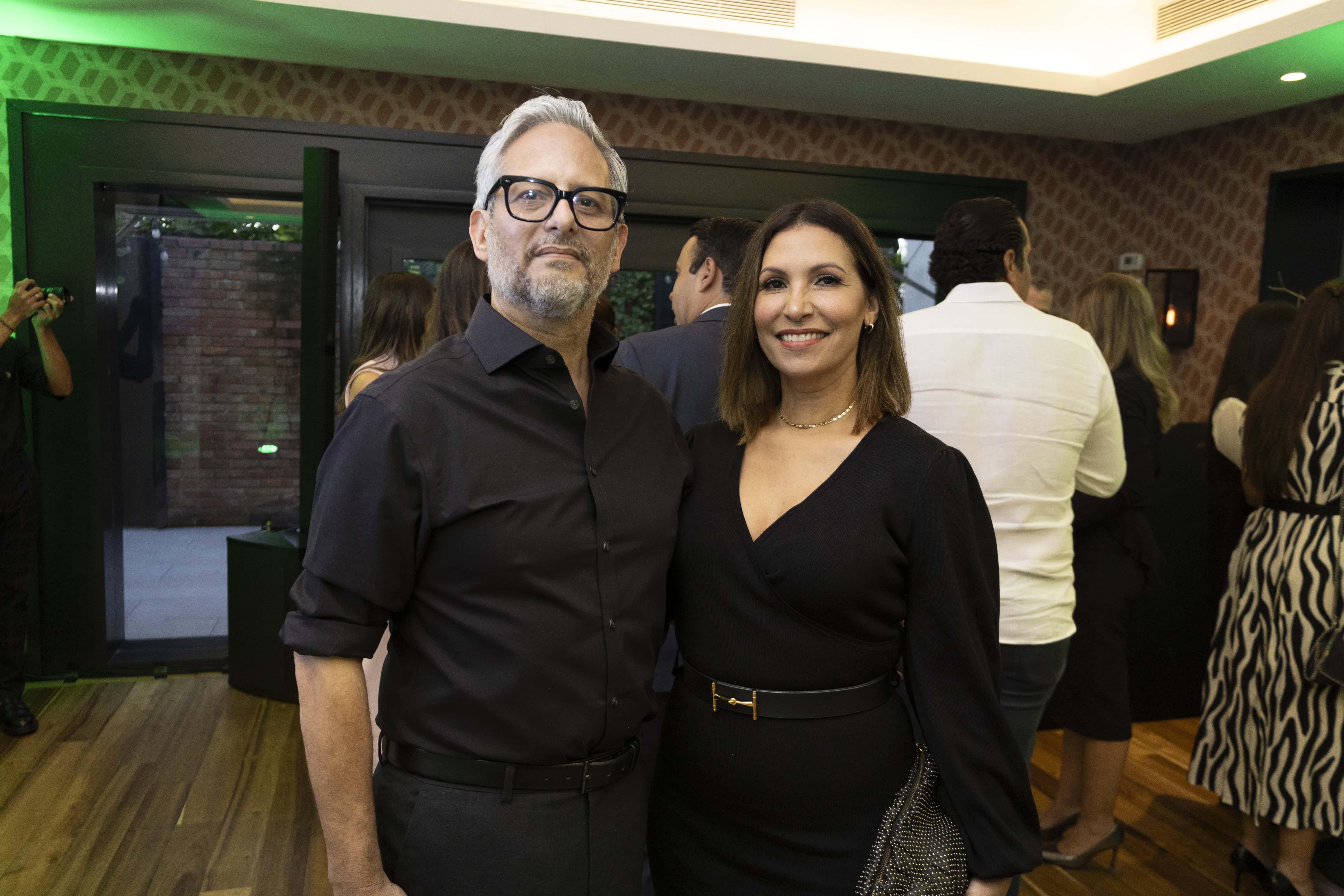 Paul Gautreaux y Natalia Jiménez.<br>
