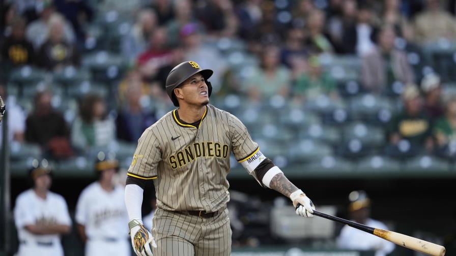 Machado conecta primer jonrón pero los Atléticos ganan; Tatis Jr. salió de juego Machado conecta primer jonrón pero los Atléticos ganan; Tatis Jr. salió de juego