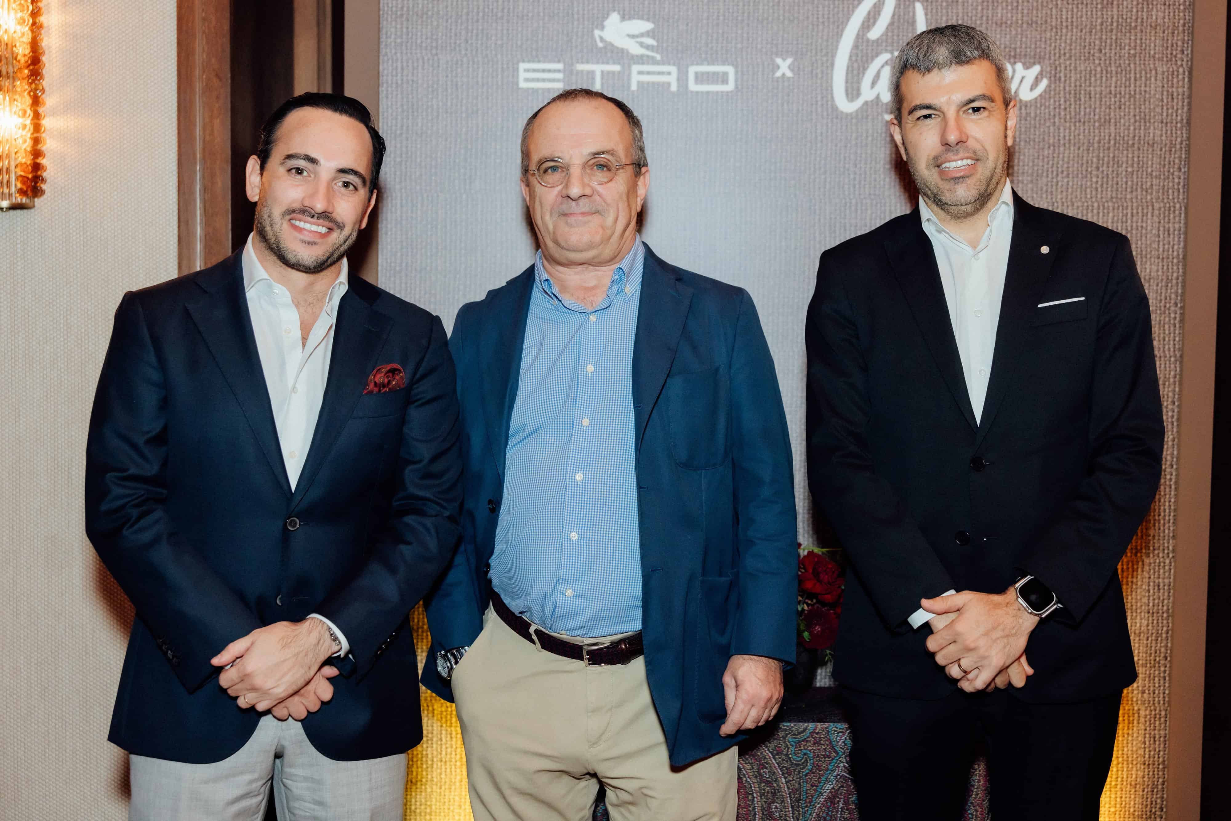 Jean Pierre Taboada, Antonio Castañer y Daniel Vancells.