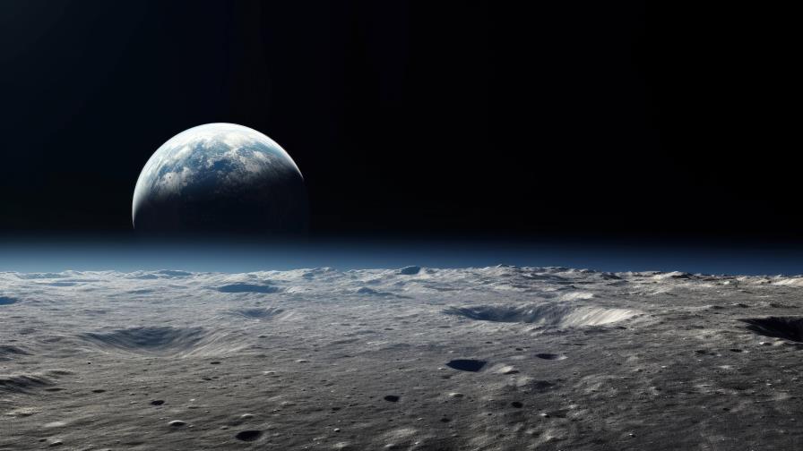 Científicos chinos descubren un manto más seco en la cara oculta de la Luna Científicos chinos descubren un manto más seco en la cara oculta de la Luna