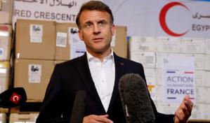 Macron anuncia que Francia podría reconocer al Estado palestino en junio