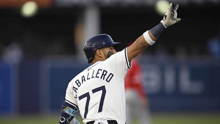 Caballero conecta su primer grand slam y Rays superan 5-4 a Angelinos; Caminero de 4-0 Caballero conecta su primer grand slam y Rays superan 5-4 a Angelinos; Caminero de 4-0
