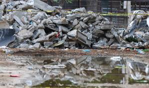 Depositan y resguardan en la Ciudad Ganadera parte de los escombros de la discoteca Jet Set