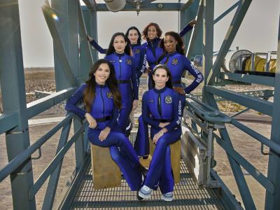 Turismo espacial con Jeff Bezos y Katy Perry a bordo del Blue Origin