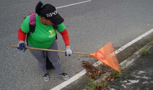 Dirección de Embellecimiento realiza limpieza en avenidas del GSD y el interior del país