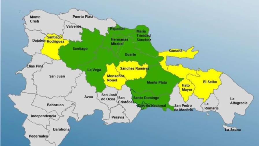 El Gran Santo Domingo en alerta verde este martes por lluvias El Gran Santo Domingo en alerta verde este martes por lluvias