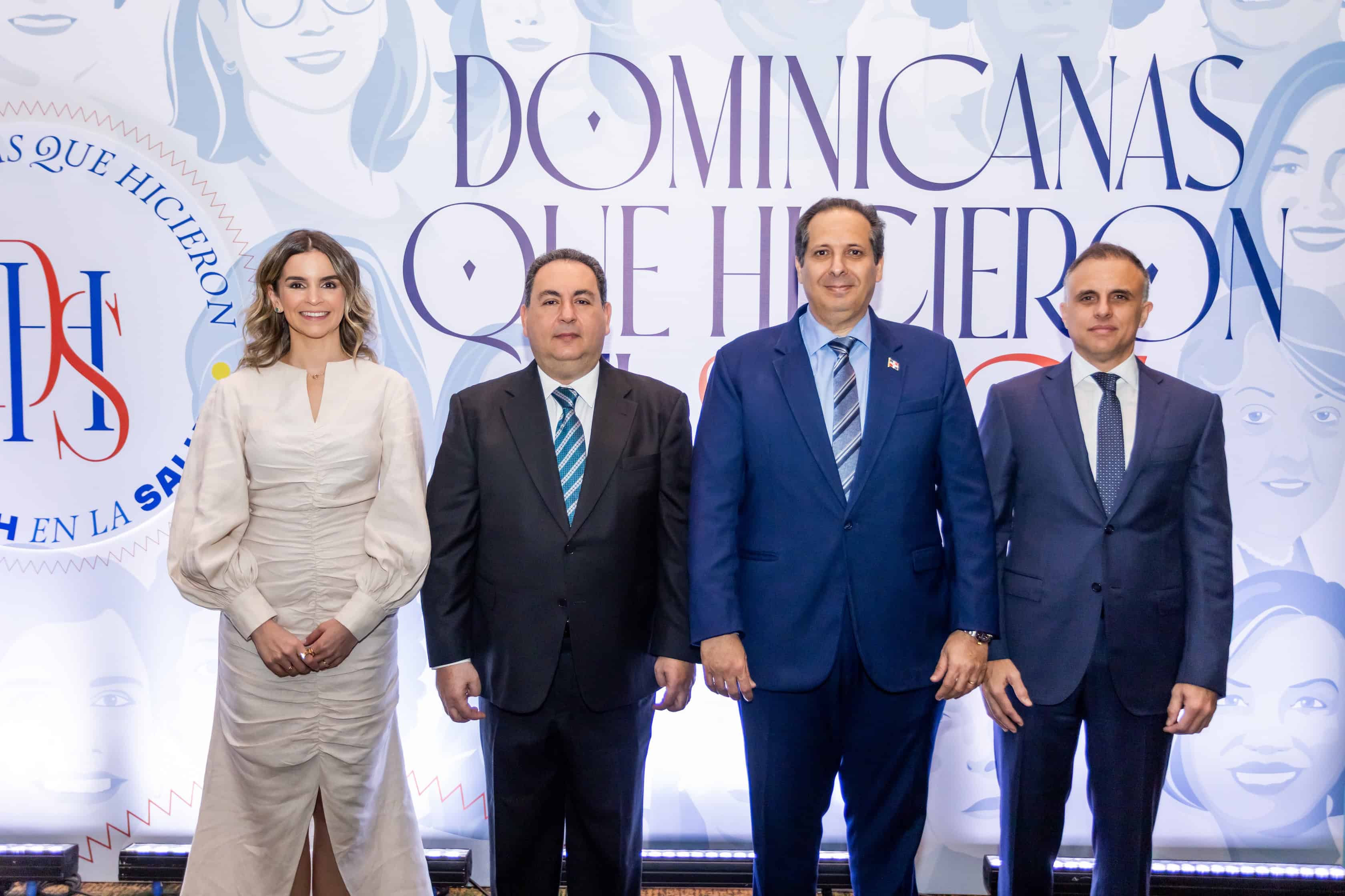 Pamela Pitizia, Mario Lama, Vi´ctor Atallah y Jose´ Grateraux.