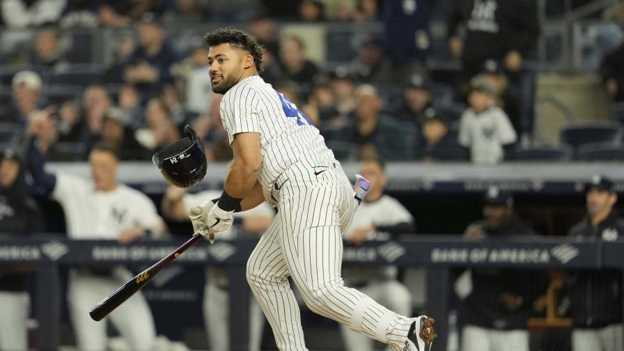 Doble de Jasson Domínguez impulsa 3 carreras en triunfo de Yankees Doble de Jasson Domínguez impulsa 3 carreras en triunfo de Yankees