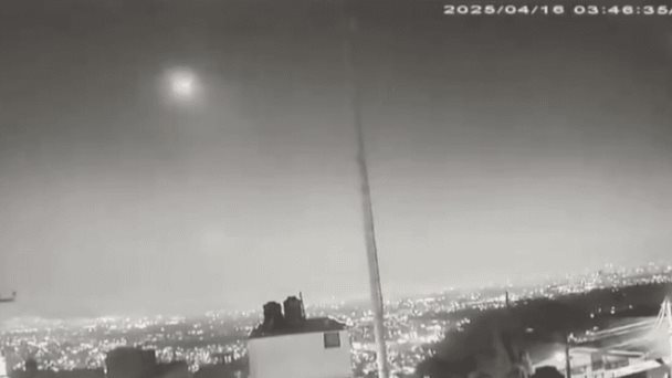 Meteorito provoca estruendo en la Ciudad de México