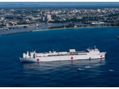 El buque hospital de Estados Unidos regresará a RD