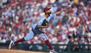 Cristopher S&aacute;nchez poncha a 12, un r&eacute;cord personal, y Filis se imponen a Gigantes