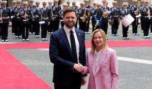 JD Vance se reúne en Roma con Meloni antes de celebrar la Pascua en el Vaticano