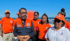 La Defensa Civil supervisa por aire, mar y tierra balnearios de Pedernales, Barahona y Peravia