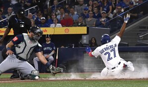 Con las piernas de Vladimir Guerrero Jr., Toronto vence en entradas extras a Detroit