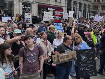 Reportan varias protestas en Estados Unidos contra Trump