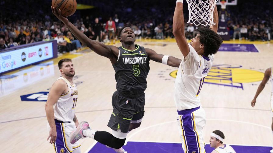 Minnesota derriba a los Lakers de Doncic en inicio de playoffs de la NBA Minnesota derriba a los Lakers de Doncic en inicio de playoffs de la NBA