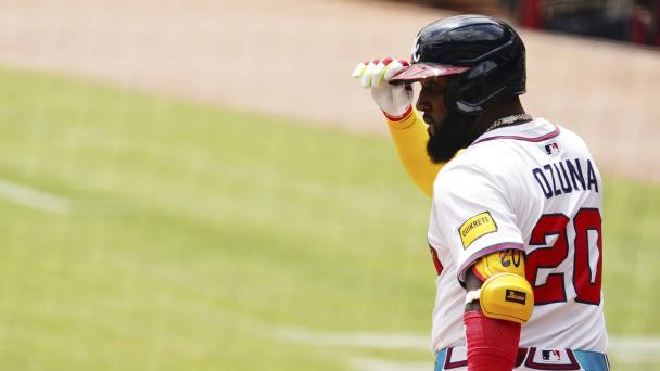 Marcell Ozuna la saca y Bravos completan su primera barrida de serie en 2025