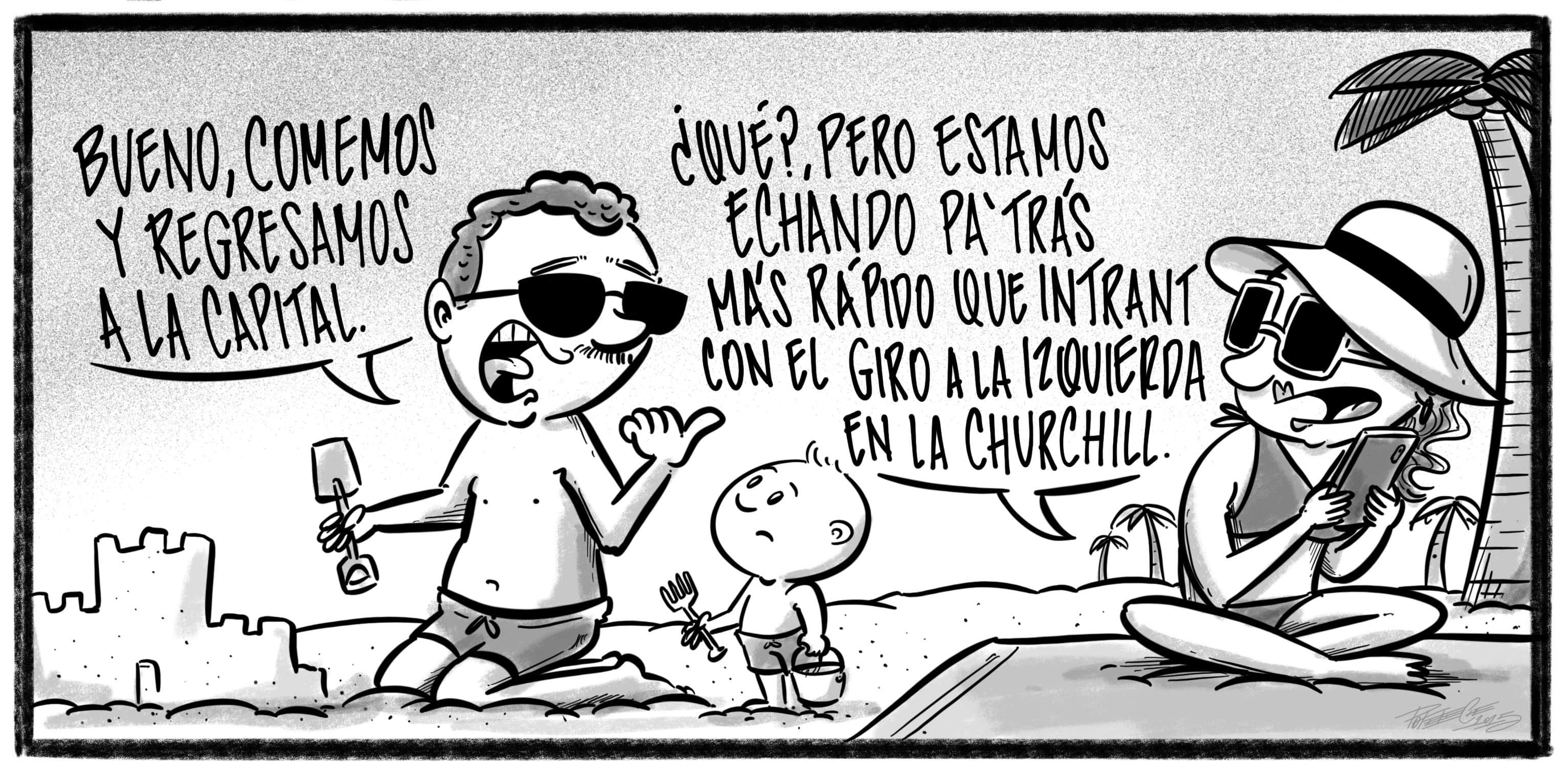 Caricatura de Noticiero Poteleche 19 abril 2025