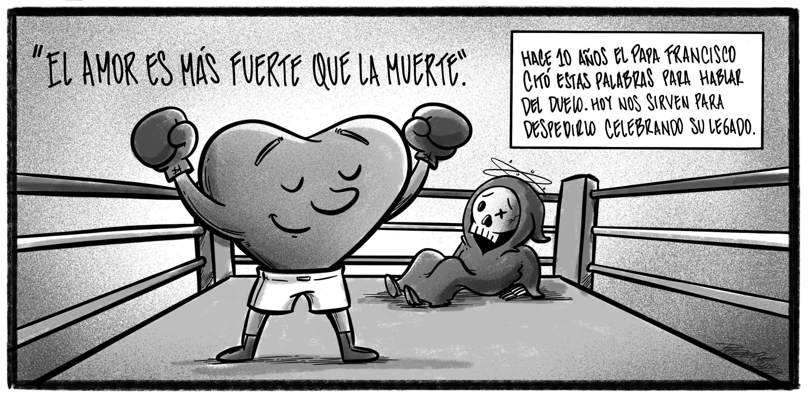 Caricatura de Noticiero Poteleche 22 abril 2025