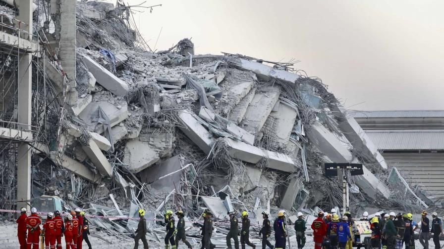 Empresa tailandesa-china niega irregularidades tras colapso de edificio por sismo Empresa tailandesa-china niega irregularidades tras colapso de edificio por sismo