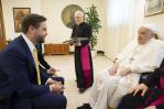 Así fue el encuentro entre Francisco y Vance, uno de los últimos líderes en reunirse con el papa