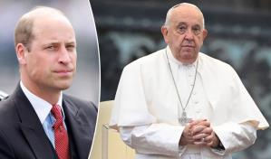 El príncipe Guillermo representará a la familia real británica en el emotivo funeral del papa Francisco en el Vaticano