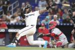 El novato dominicano Agustín Ramírez se va de 3-3 y los Marlins derrotan a los Rojos