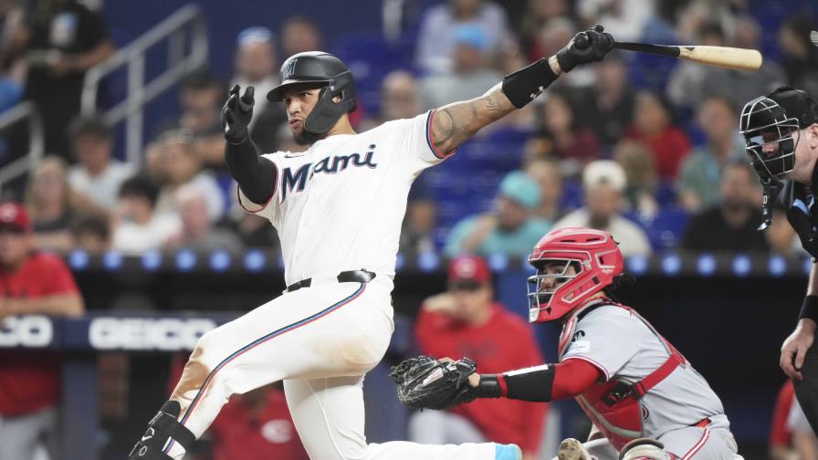El novato dominicano Agustín Ramírez se va de 3-3 y los Marlins derrotan a los Rojos El novato dominicano Agustín Ramírez se va de 3-3 y los Marlins derrotan a los Rojos
